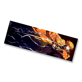 Lenticular Sticker - Zenitsu and Tanjiro 3D Motion Sticker