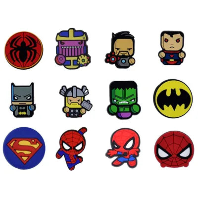 Marvel and DC Superheroes Croc Charms Inkbee Store