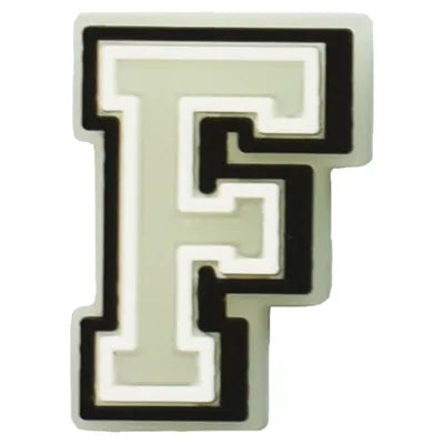Letter F Jibbitz Croc Charms - Crocs