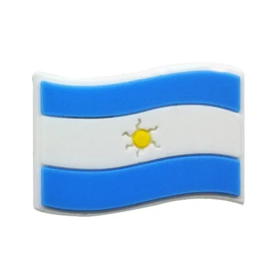 Argentina Flag Croc Pin