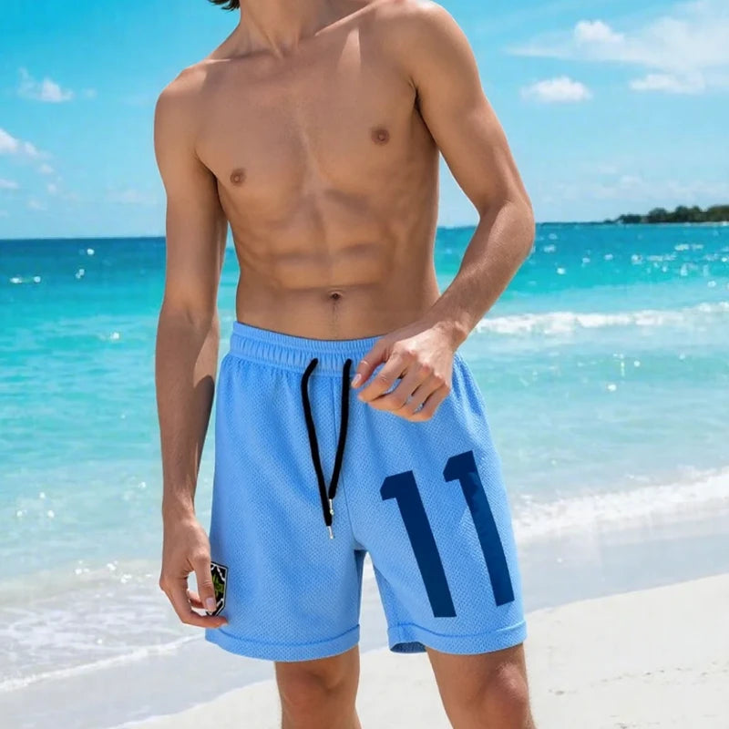 Blue Lock Isagi Breathable Mesh Shorts