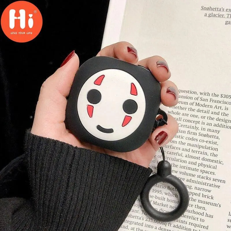 Ghibli Studio No Face Cover for Galaxy Buds Live and Galaxy Buds 2 and Galaxy Buds 2 Pro and Galaxy Buds FE and Galaxy Buds Pro