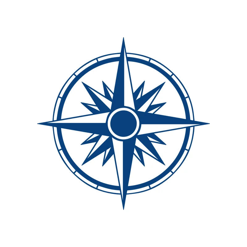 Compass North East South West Semi-Permanent Jagua Tattoo