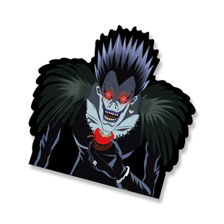 Lenticular Sticker - Death Note Ryuk 3D Motion Sticker