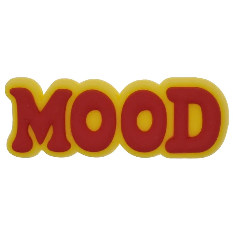 Gen Z Slang and Phrases Brainrot Bro Noob Noice Vibe Mood FOMO Gains Yeet Delulu Croc Charms for Crocs | Jibbitz