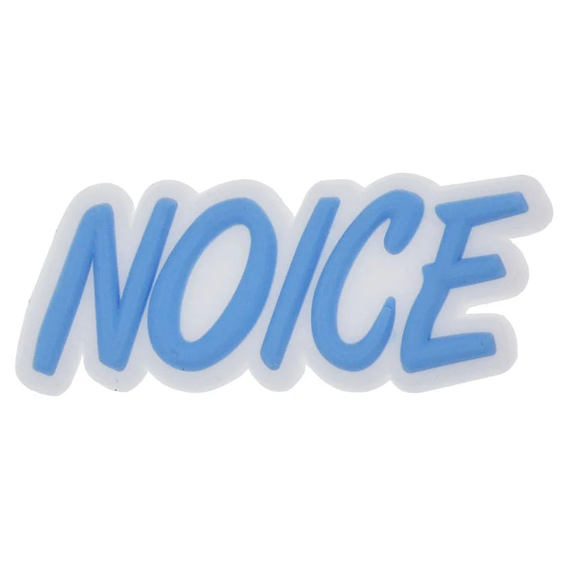 Gen Z Slang and Phrases Brainrot Bro Noob Noice Vibe Mood FOMO Gains Yeet Delulu Croc Charms for Crocs | Jibbitz