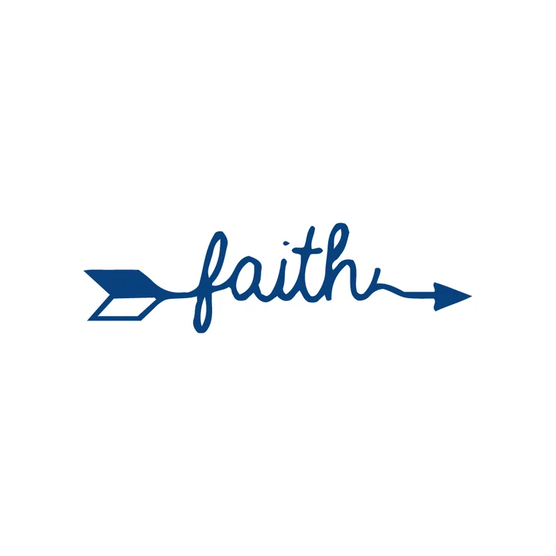 Faith Arrow Semi-Permanent Jagua Tattoo