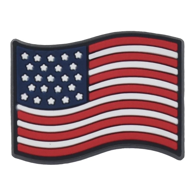 Flags Croc Charms