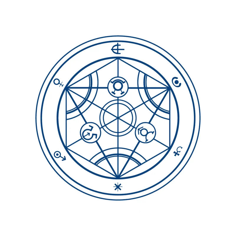 Fullmetal Alchemist Brotherhood Transmutation Circle Semi-Permanent Jagua Tattoo