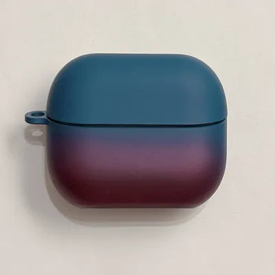 Navy Blue and Burgundy Gradient Hard Shell Galaxy Buds 3 and Galaxy Buds 3 Pro Cover