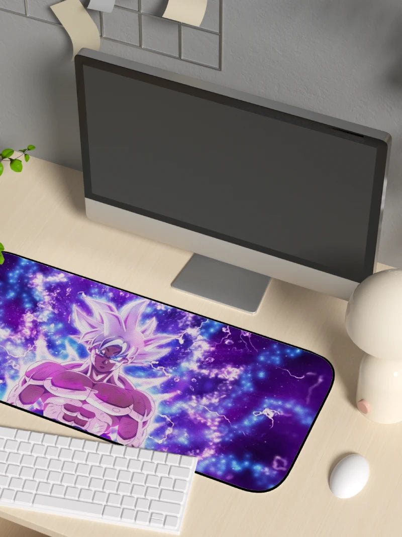 Goku Ultra Instinct Purple Mousepad Size 70 by 30 cm