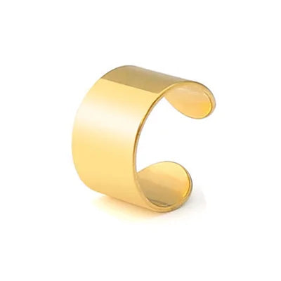 Golden Round Ear Cuff