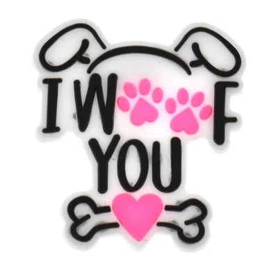 I Woof You Croc Charm for Crocs | Jibbitz