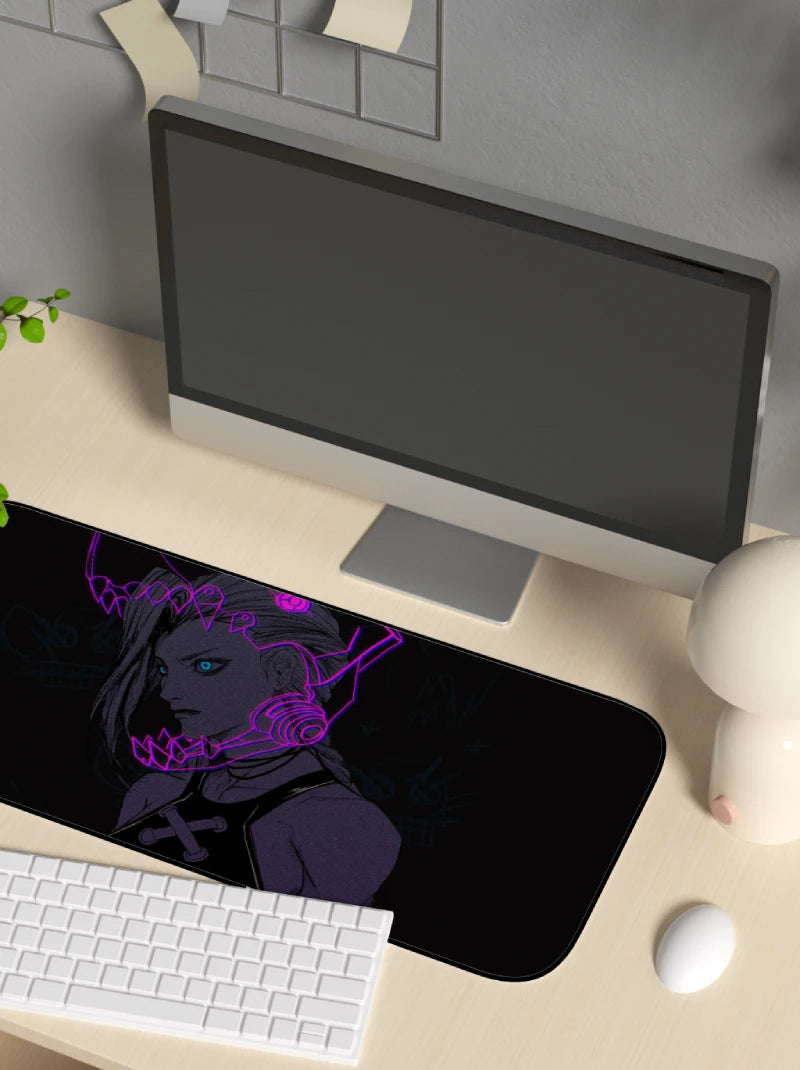 Jinx Neon Mousepad | Waterproof | 70 x 30