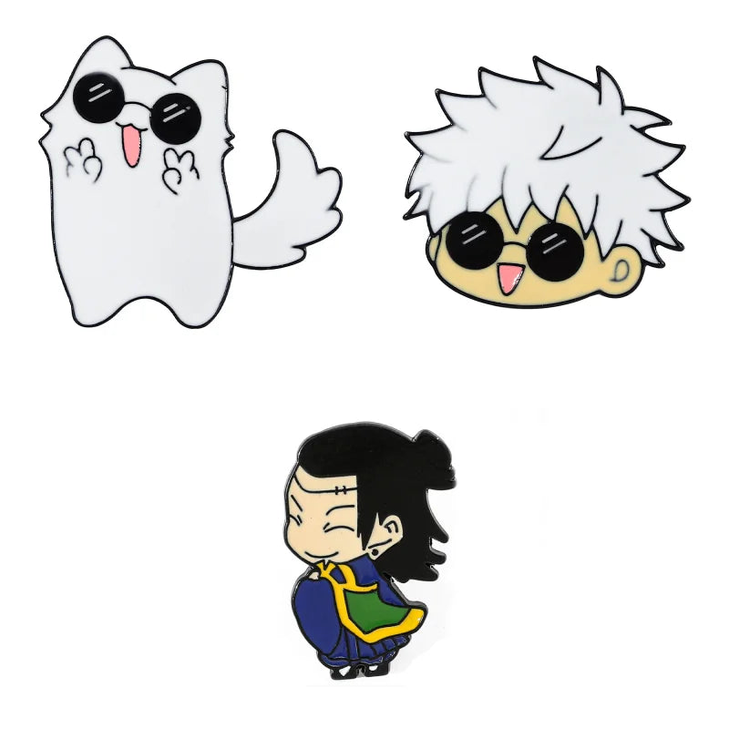jujutsu kaisen enamel pins