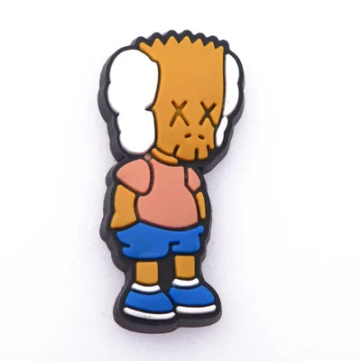 KAWS Companion as Bart Simpson Croc Pin