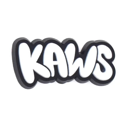 KAWS Text Logo Croc Charm