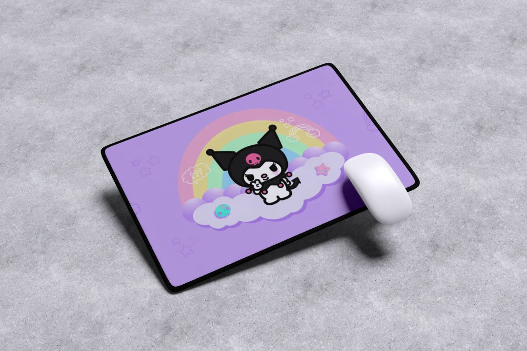 Sanrio Studio Kuromi Cute Mousepad Size 30 by 25