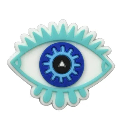Light Blue Evil Eye Croc Charm for Crocs | Jibbitz