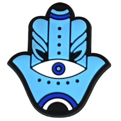 Light Blue Hand Evil Eye Croc Charm for Crocs | Jibbitz