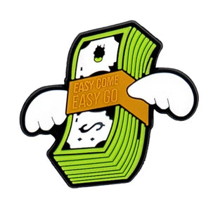 Money Fly Emoji Jibbitz Croc Charms - Crocs