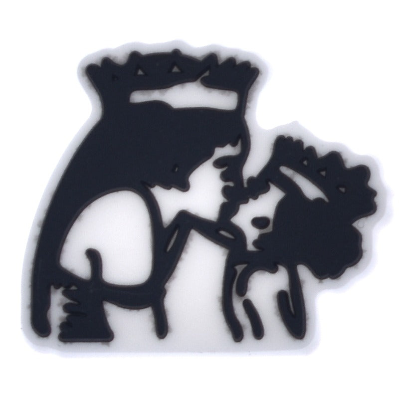 Mother Kissing Child Clothing Pin