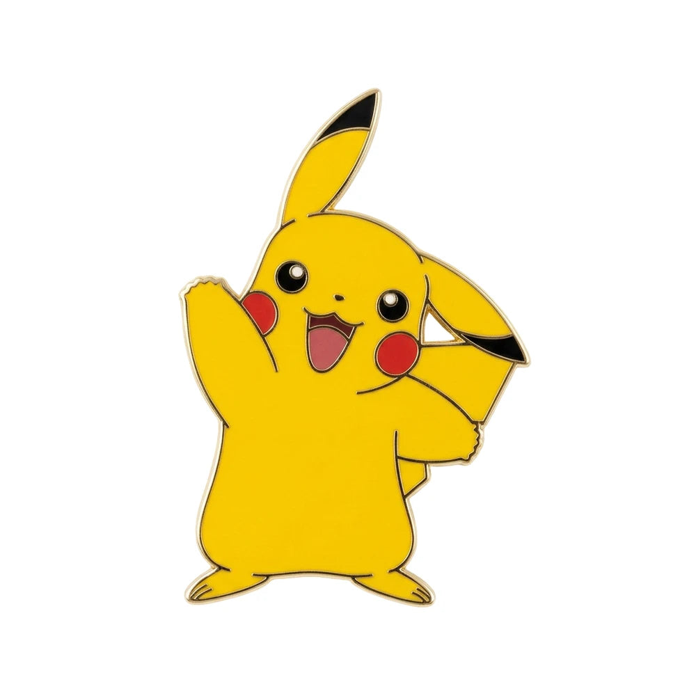 Yellow cartoon character with red cheeks on a white background
