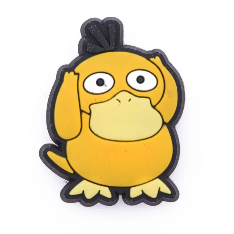 Pokemon Psyduck Gotta Catch Em All TCG Pikachu Squirtle Charizard Eevee Togepi Gengar Mew Croc Charms for Crocs | Jibbitz