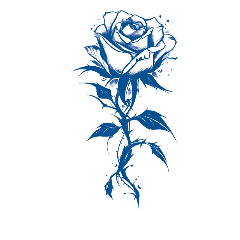 Rose Semi-Permanent Tattoo