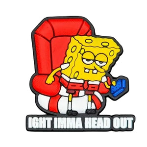 Spongebob Meme Ight Imma Head Out Croc Charms for Crocs | Jibbitz
