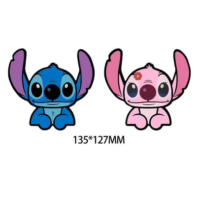 Lenticular Sticker - Stitch and Angel 3D Motion Sticker