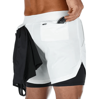 Plain 2 Layer Mesh Shorts | +Towel Loop