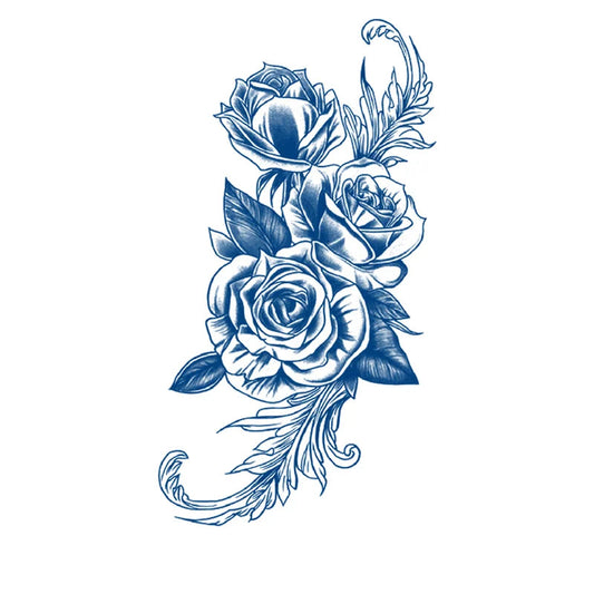 3 Roses Semi Permanent Jagua Tattoo