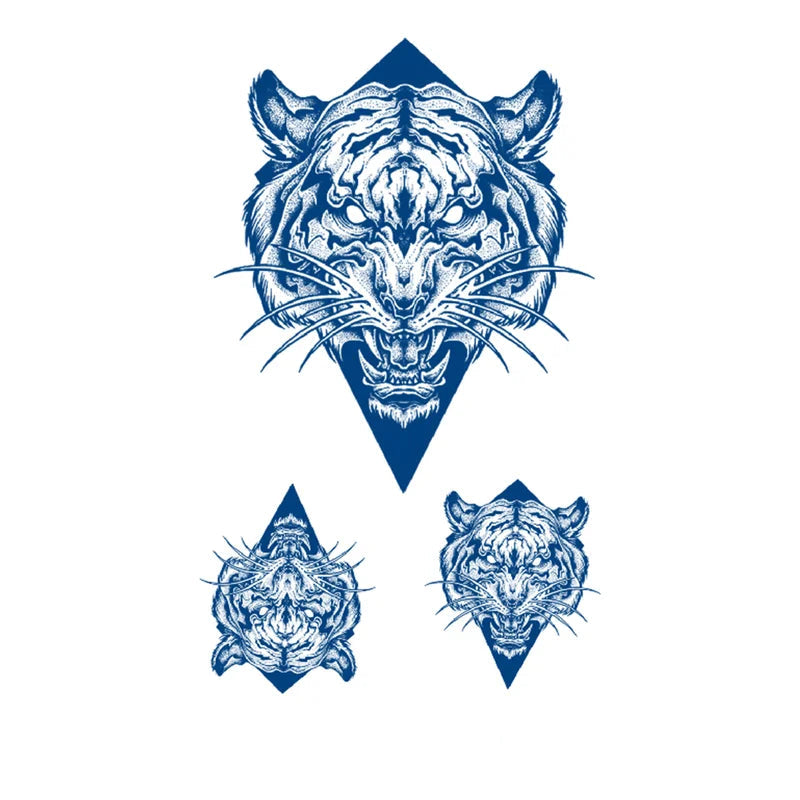 3 Tigers Semi Permanent Jagua Tattoo