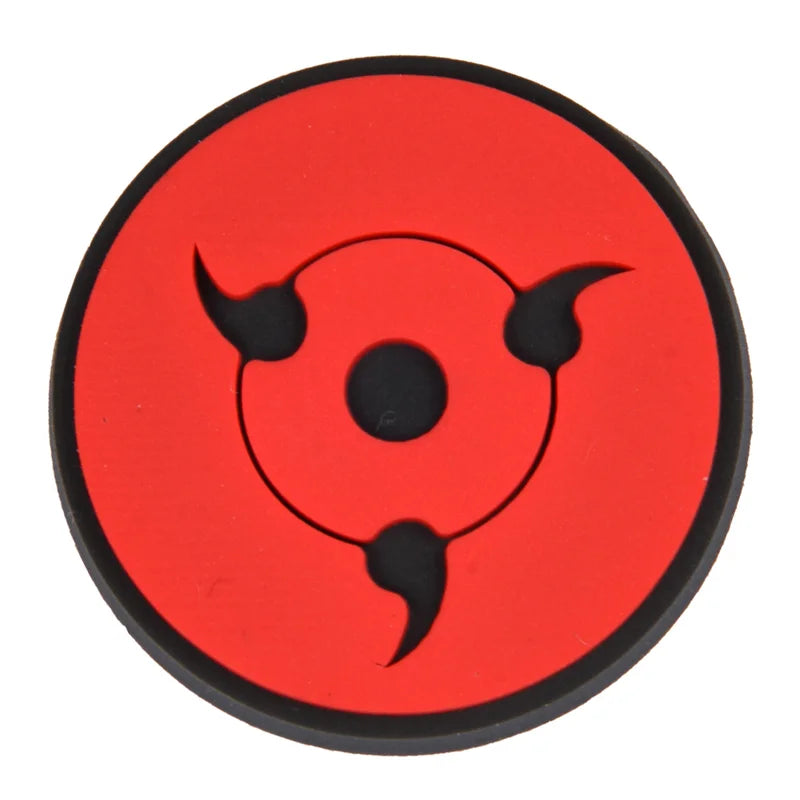 3 Tomoe Sharingan Croc Charms for Crocs| Jibbitz
