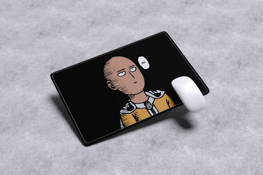 One Punch Man Saitama OK Mousepad size 30 by 25 cm
