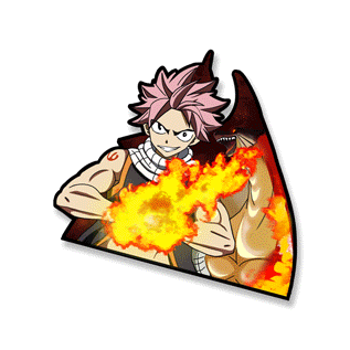 Natsu Dragoneel Fairytale Anime 3D Motion Sticker