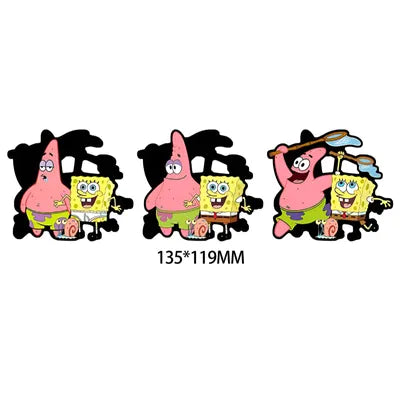 Lenticular Sticker - Spongebob and Patrick 3D Motion Sticker