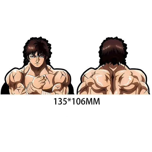 Baki 3D Motion Sticker (13.5 x 10.6 cm)