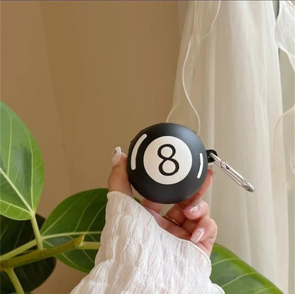 8 Ball Billiard Cover for Galaxy Buds Live and Galaxy Buds 2 and Galaxy Buds 2 Pro and Galaxy Buds FE and Galaxy Buds Pro