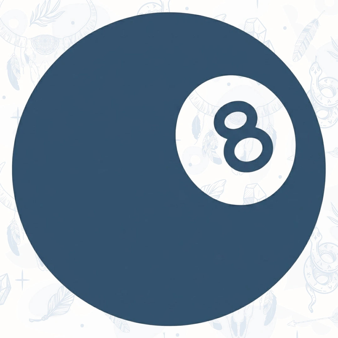 8 Ball Temporary Tattoo (Semi-Permanent Tattoo)