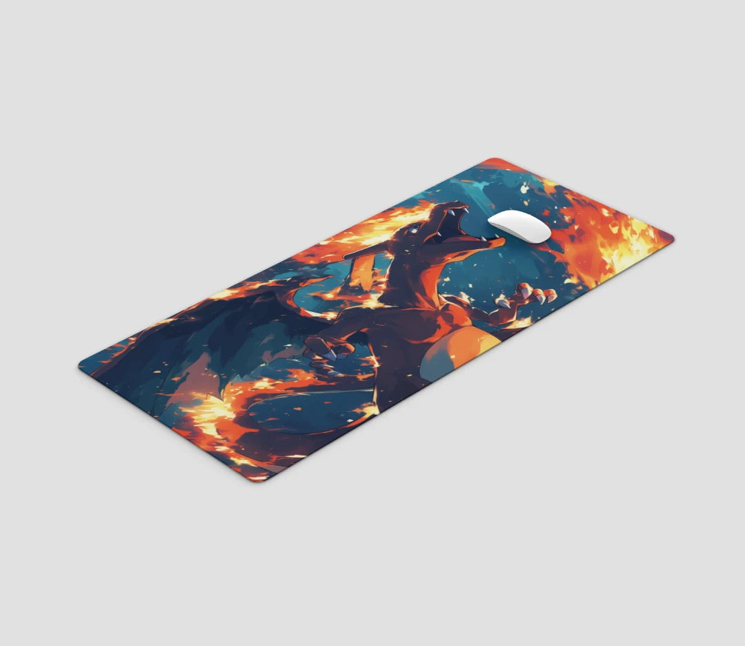 Pokemon Charizard Large Gaming Mousepad Size 90 by 40