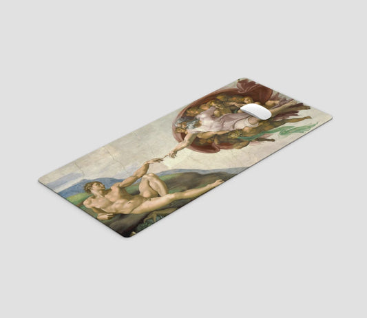 Creation of Adam Mousepad | Waterproof | 90 x 40