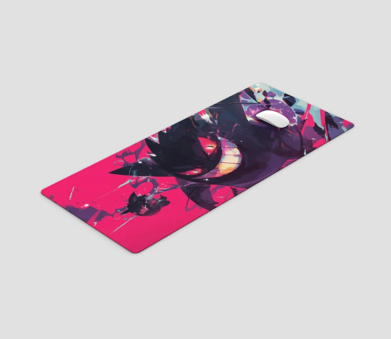 gengar pokemon mousepad size 90 by 40 cm