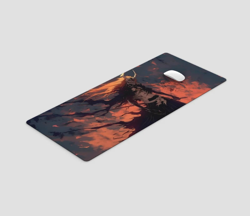 ichigo kurosaki waterproof colorful mousepad size 90 by 40 cm