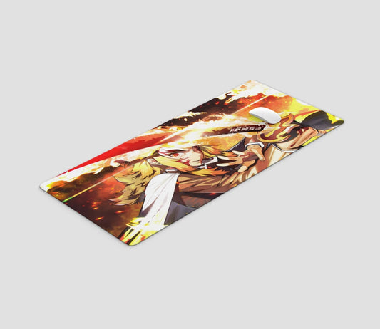 Rengoku Fiery Mousepad Size 90 by 40