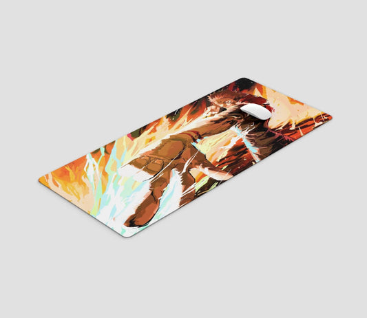 Large Fiery Sukuna Mousepad Size 90 by 40 