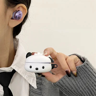 white puppy dog galaxy buds case suitable for samsung galaxy buds Live / pro / 2 / 2 pro / fe