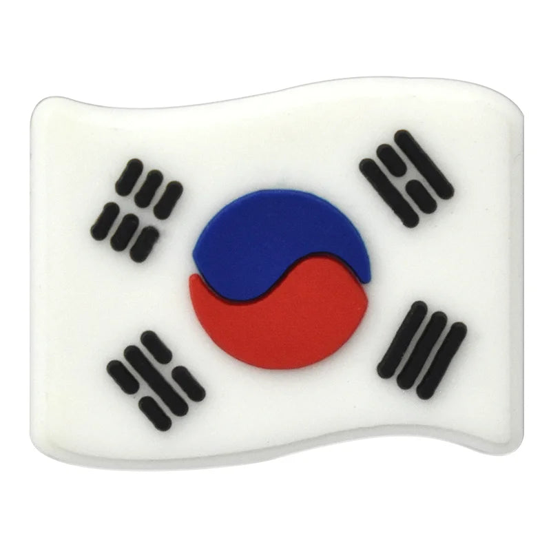Flags Croc Charms