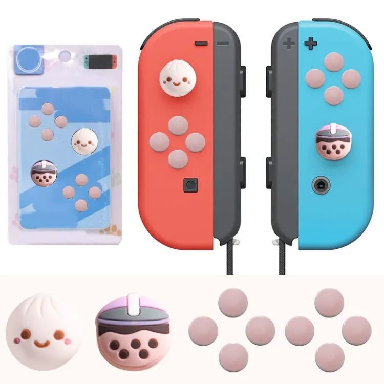 Add a Sweet Touch to Your Nintendo Switch with Boba and Mochi Thumbstick Covers - Inkbee Store